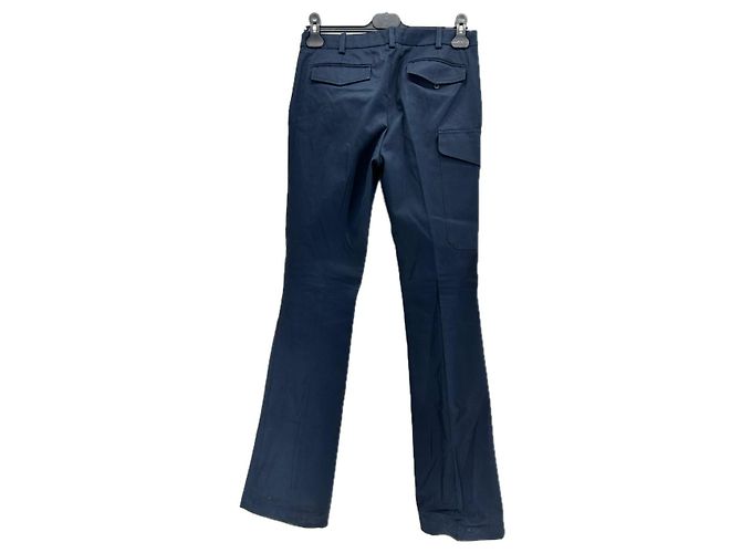 LACOSTE Pantalones T.FR 36 Algodón Azul marino - vista 2