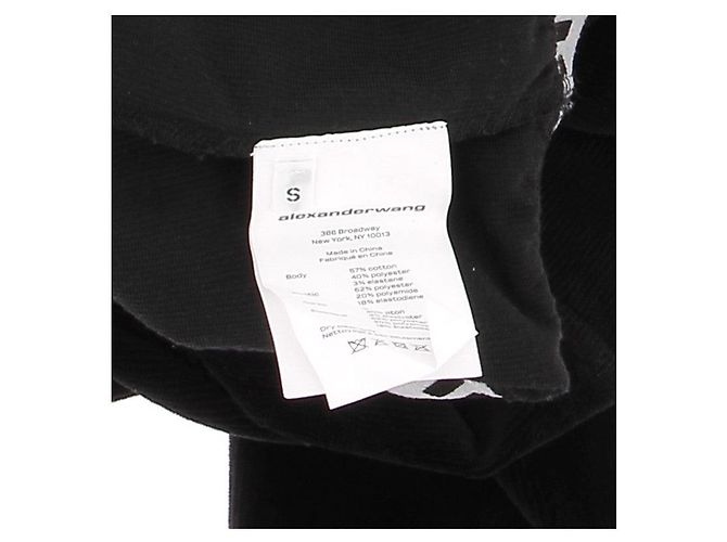 ALEXANDER WANG Strickwaren T.International S Baumwolle Schwarz - Ansicht 6
