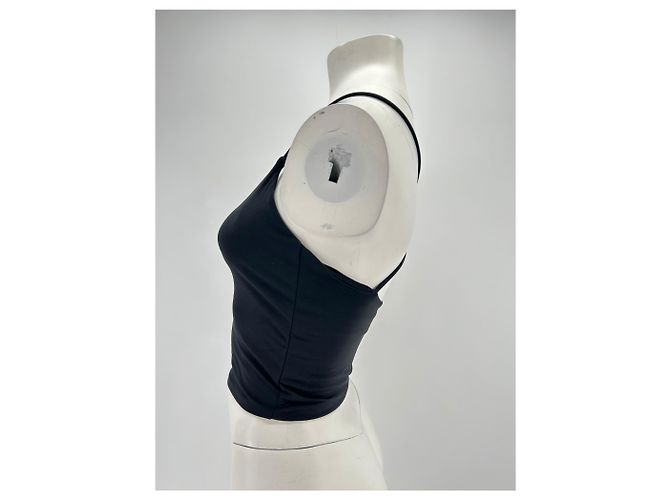 Autre Marque NICHT UNTERSCHRIEBEN / UNTERSCHRIEBEN Tops T.International M Polyester Schwarz - Ansicht 4