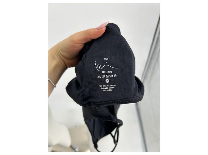 Autre Marque NICHT UNTERSCHRIEBEN / UNTERSCHRIEBEN Tops T.International M Polyester Schwarz - Ansicht 5