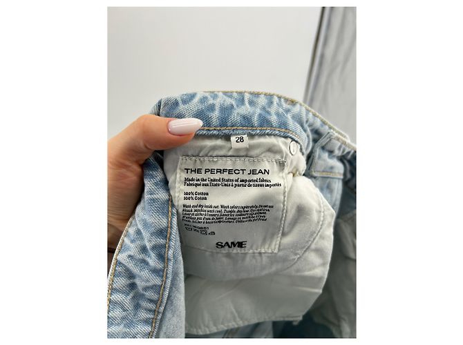 Autre Marque NO FIRMADO / NO FIRMADO Jeans T.US 28 Algodón Azul - vista 4
