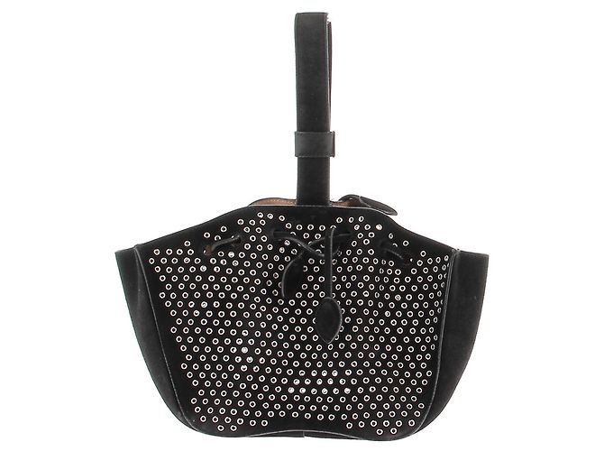 Borse Alaïa T. Camoscio Nero - vista 2