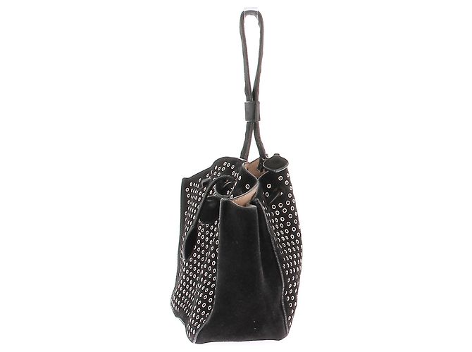 Borse Alaïa T. Camoscio Nero - vista 3