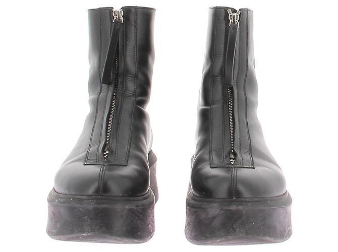 The row Les bottines Row T.EU 42 en cuir - vue 4