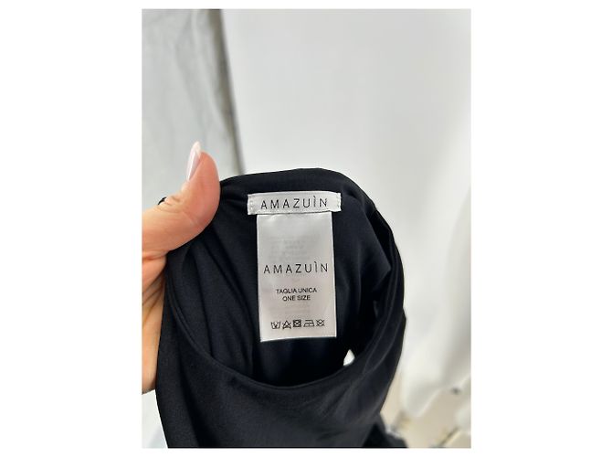 Autre Marque AMAZUIN Tops T.International S Polyester Schwarz - Ansicht 5