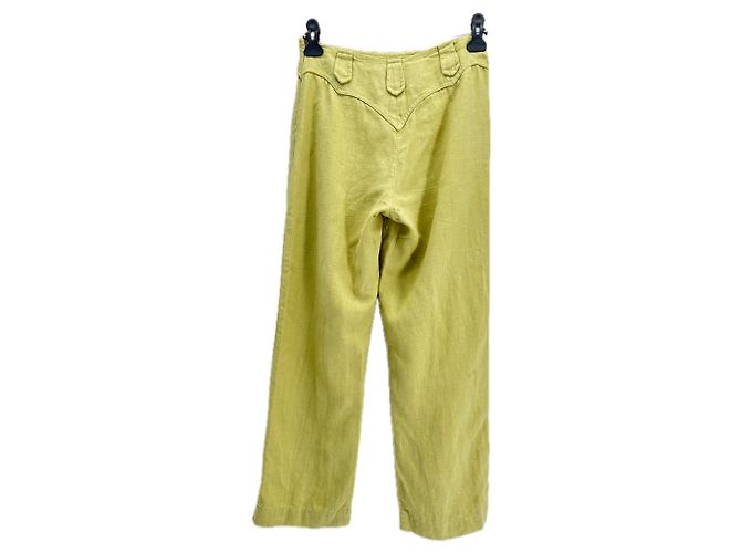 Autre Marque PALOMA WOOL Hose T.FR 38 aus Leinen Grün - Ansicht 2