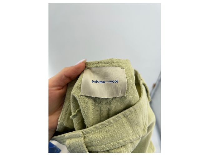 Autre Marque PALOMA WOOL Hose T.FR 38 aus Leinen Grün - Ansicht 4