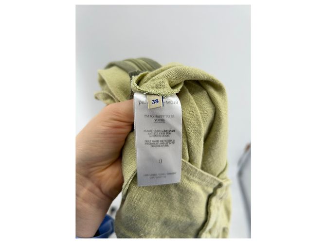 Autre Marque PALOMA WOOL Hose T.FR 38 aus Leinen Grün - Ansicht 5