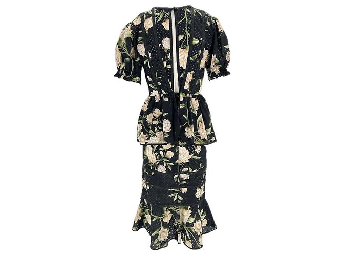 Vestidos Johanna Ortiz T.US 0 Algodón Negro - vista 2