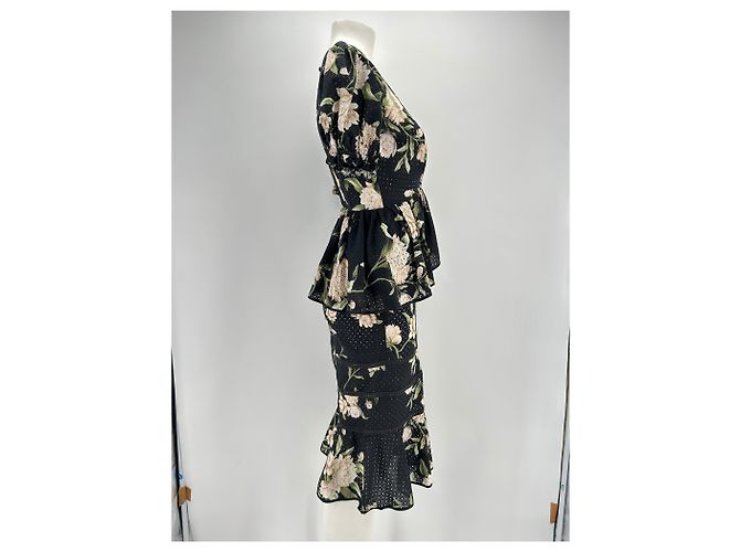 Vestidos Johanna Ortiz T.US 0 Algodón Negro - vista 3