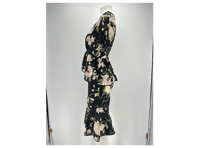 Vestidos Johanna Ortiz T.US 0 Algodón Negro - vista 4