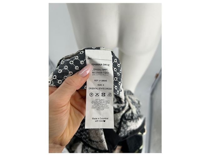 Vestidos Johanna Ortiz T.US 0 Algodón Negro - vista 6