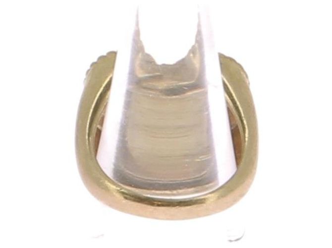 Anello Yvonne Leon T.MM 45 in oro giallo Turchese - vista 2