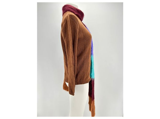 Autre Marque CARLOTA CAHIS Strickwaren T.International S Wolle Braun - Ansicht 3