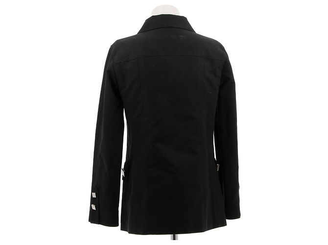 Chaquetas LOUIS VUITTON T.FR 36 Algodón Negro - vista 2