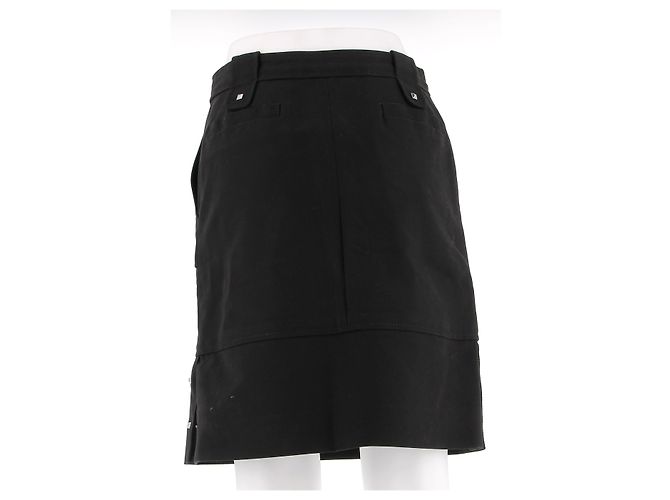 FALDA LOUIS VUITTON T.FR 36 Algodón Negro - vista 2