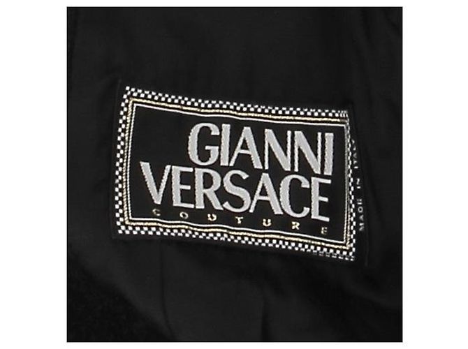 Abrigos VERSACE T.IT 38 Lana Gris - vista 5