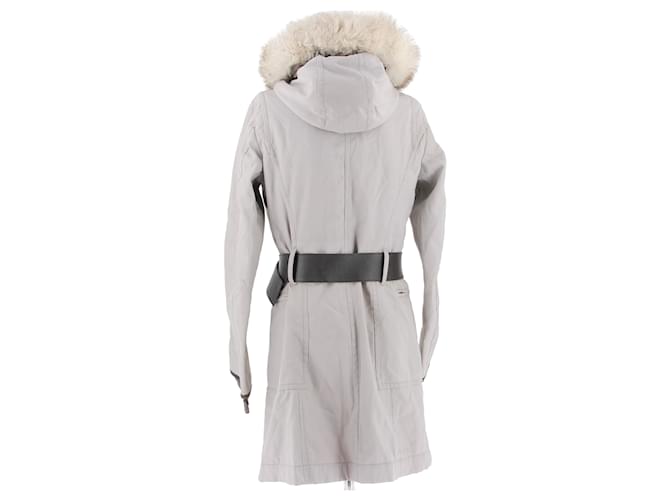 PRADA Mäntel T.IT 38 Polyester Grau - Ansicht 2