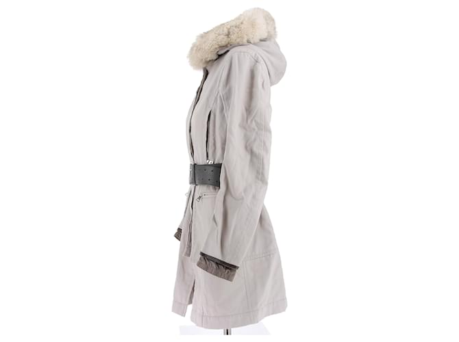 PRADA Mäntel T.IT 38 Polyester Grau - Ansicht 4