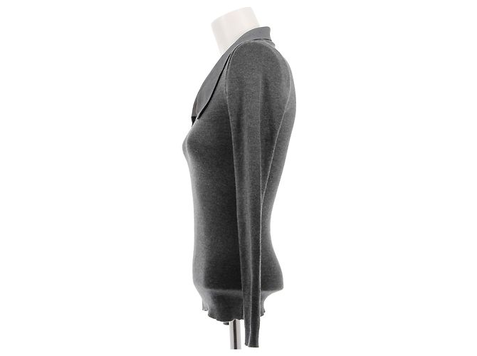 BRUNELLO CUCINELLI Punto T.IT 38 Cachemira Gris - vista 4