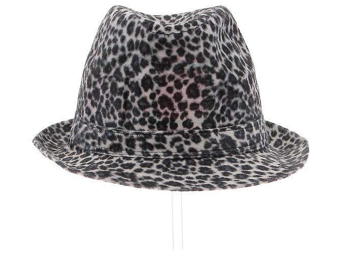 Autre Marque NICHT UNTERSCHRIEBEN / UNTERSCHRIEBEN Hüte T.International M Polyester Schwarz - Ansicht 2