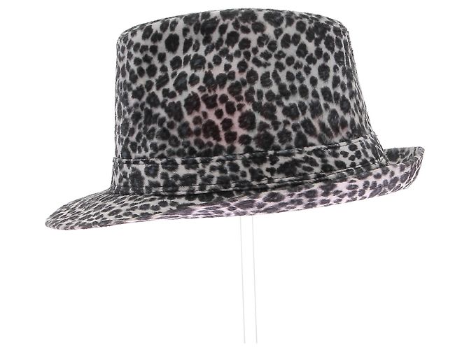 Autre Marque NICHT UNTERSCHRIEBEN / UNTERSCHRIEBEN Hüte T.International M Polyester Schwarz - Ansicht 3