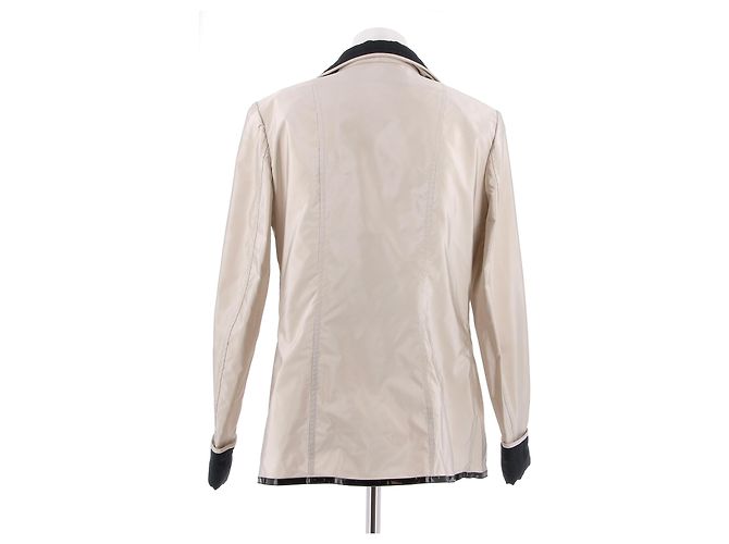 CHANEL Jacken T.FR 44 Polyester Beige - view 2