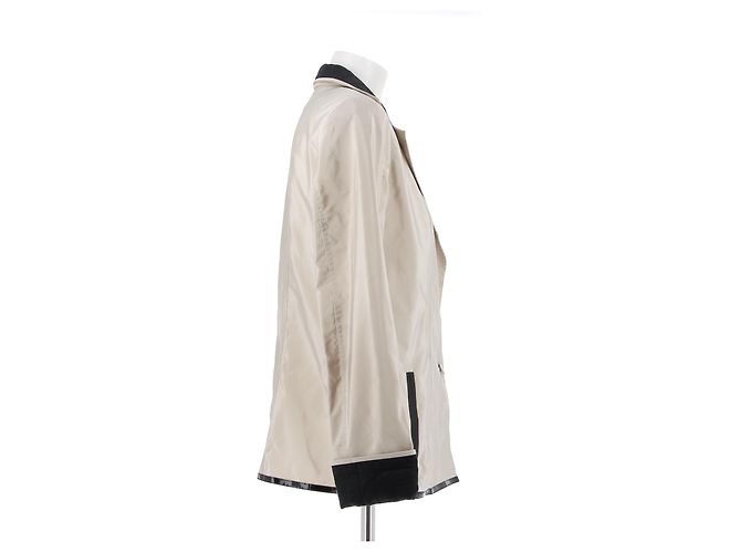 CHANEL Jacken T.FR 44 Polyester Beige - view 3