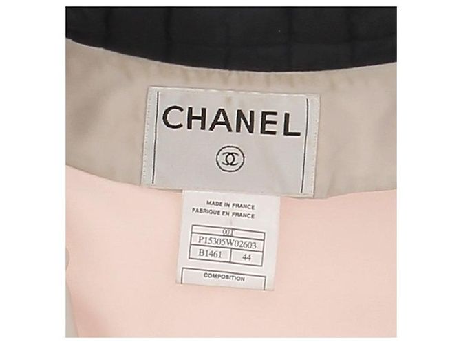 CHANEL Jacken T.FR 44 Polyester Beige - view 5