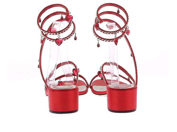 Sandali RENE CAOVILLA T.EU 39 Pelle Rosso - vista 5