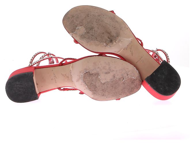 Sandali RENE CAOVILLA T.EU 39 Pelle Rosso - vista 7