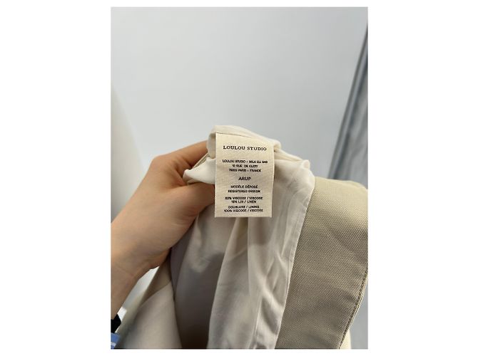 Autre Marque Loulou estudio tops T.Internacional L Viscosa Beige - vista 6