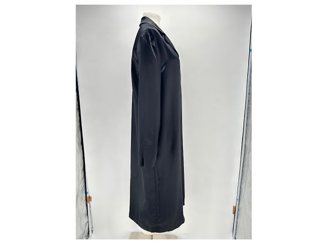 Autre Marque Chaquetas Loulou studio T.International XL de seda Negro - vista 3