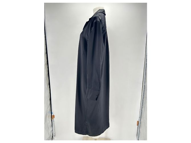 Autre Marque Chaquetas Loulou studio T.International XL de seda Negro - vista 4