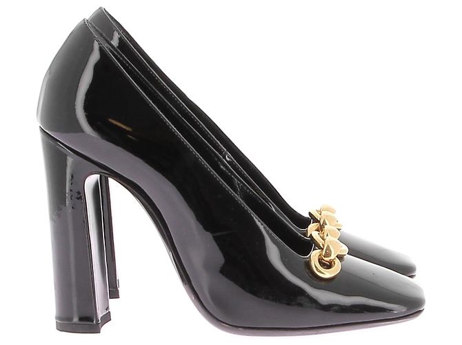 Tacchi Saint Laurent T.EU 37 Pelle verniciata Nero - vista 2
