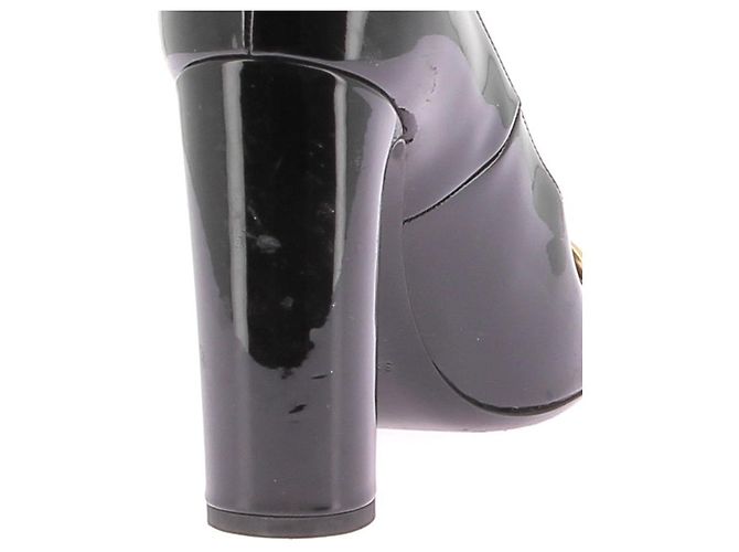 Tacchi Saint Laurent T.EU 37 Pelle verniciata Nero - vista 9
