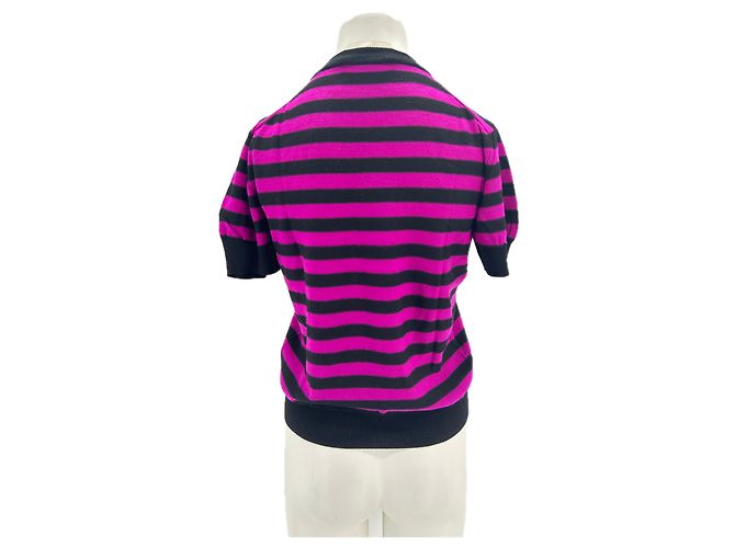 Sonia Rykiel Strickwaren T.International S Wolle Lila - Ansicht 2