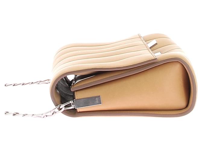 Céline Borse Celine T. Pelle Beige - vista 4