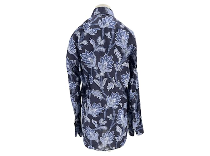 Etro tops T.IT 40 Algodón Azul - vista 2