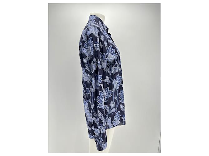 Etro tops T.IT 40 Algodón Azul - vista 3