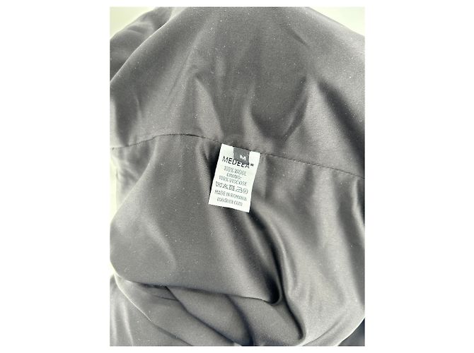 Autre Marque Non Signé / Unsigned jackets T.International M Wool Black - view 7