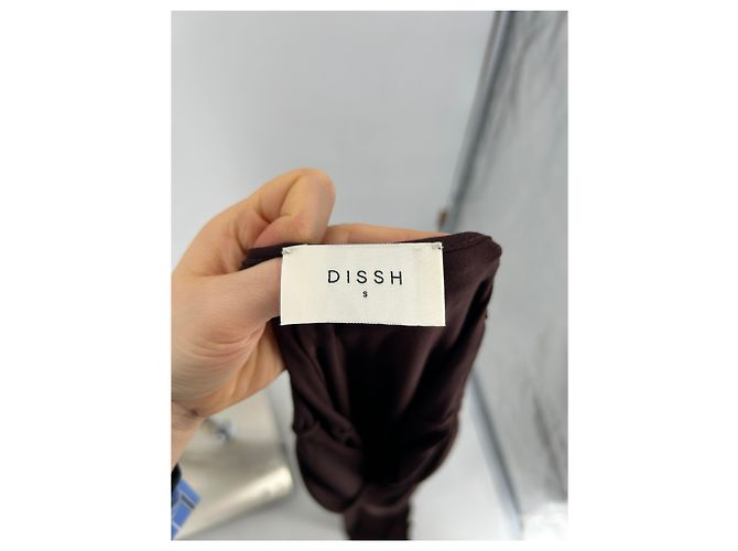 Autre Marque Dissh Kleid T.International S Viskose Braun - Ansicht 5
