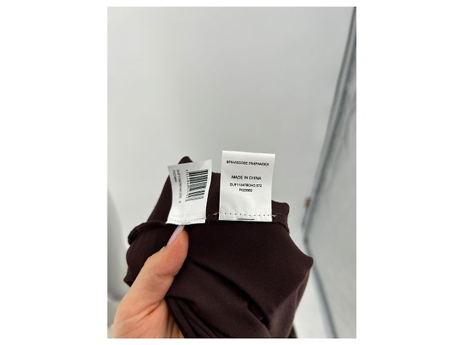 Autre Marque Dissh Kleid T.International S Viskose Braun - Ansicht 6