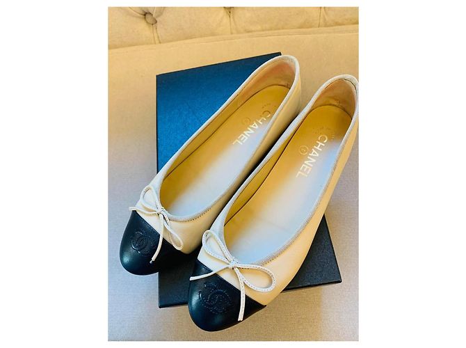 Cambon Chanel Bailarinas Beige - vista 2