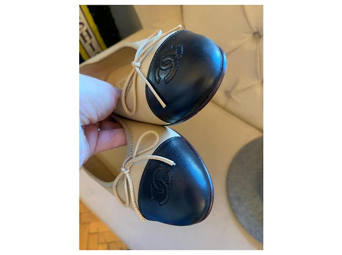 Cambon Chanel Bailarinas Beige - vista 6