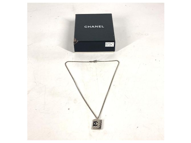 Collana a catena CC Coco Mark della linea Cambon 05A di Chanel Argento - vista 2