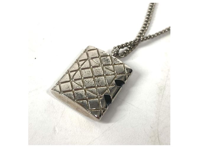 Collana a catena CC Coco Mark della linea Cambon 05A di Chanel Argento - vista 3