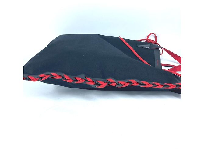 Borsa tote CABALACE di Christian Louboutin Nero Rosso - vista 3