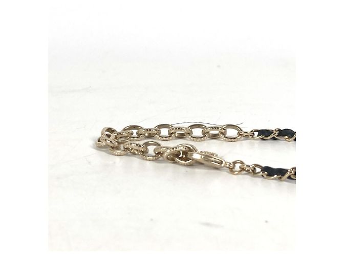 Collana choker con strass Chanel Nero D'oro - vista 3