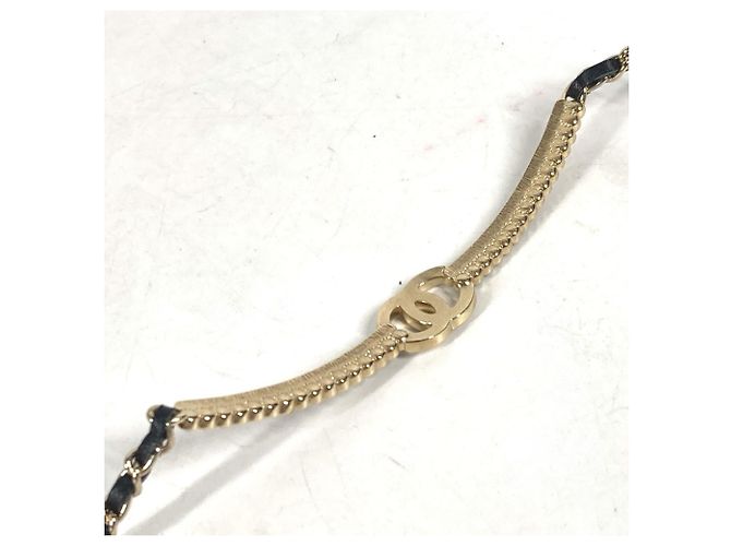 Collana choker con strass Chanel Nero D'oro - vista 5